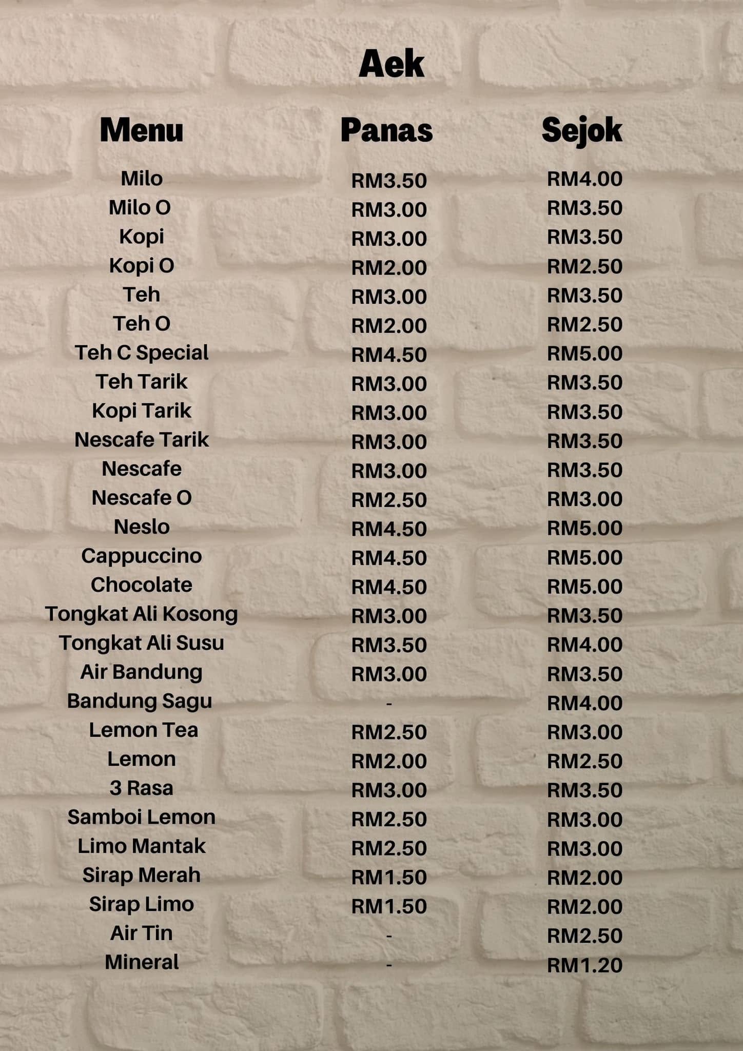 Menu #3